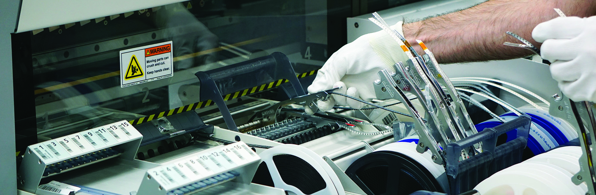 man working on equipment