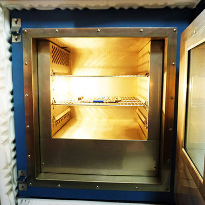 electronic equipment in test chamber