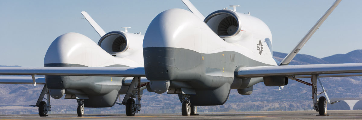 unmanned vehicles on runway