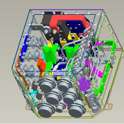 3d rendering of electronic equipment