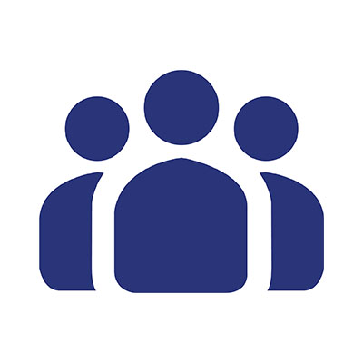 icon of 3 people