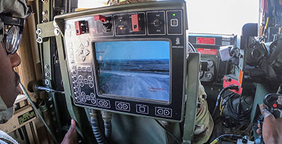 solider operatiring unmanned vehicle